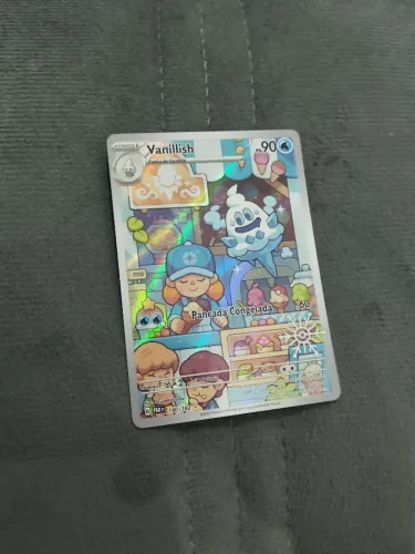 Carta Pokémon Vanillish pancada congelada