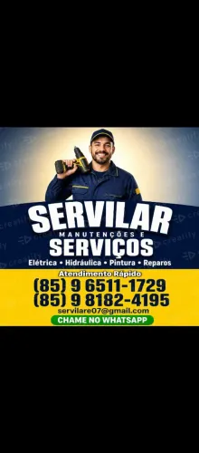 Bombeiro e eletricista disponível.