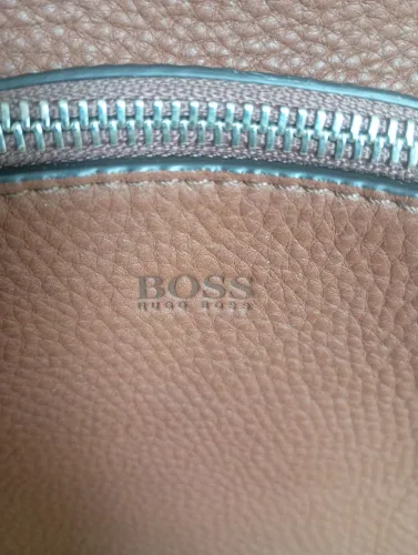Bolsa em couro Hugo Boss masculina original