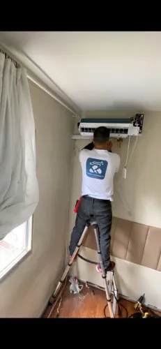 Ar condicionado instalação, manutenção e limpeza.