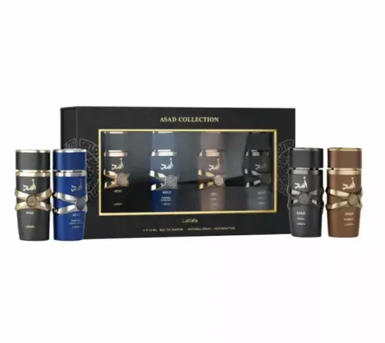 Kit com 4 perfumes Asad ORIGINAIS