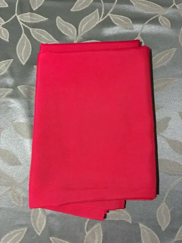 Toalha de mesa retangular vermelha 3,00 X 1,45