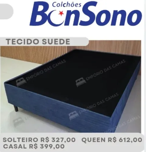 Base casal, solteiro, queen e king diversas cores marca Bonsono pronta entrega