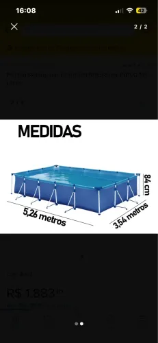 Piscina estrutural 10000 lts