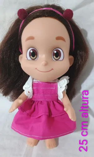 Boneca Maria Clara 25 cm altura da marca baby Brink 