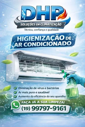 Higienização de ar condicionado