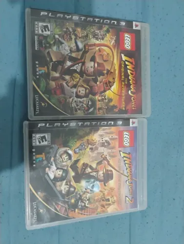 Legos indiana Jones 1 e 2 PS3