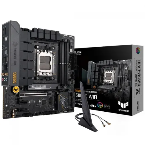 Placa Mãe Asus TUF Gaming B650M-E WIFI, Chipset B650, AMD AM5, mATX, DDR5