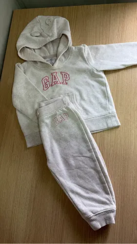 Conjunto moletom GAP - 12/18 meses