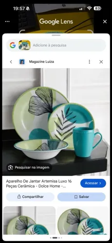 Aparelho De Jantar Artemisa Luxo 16 Peças Cerâmica - Dolce Home