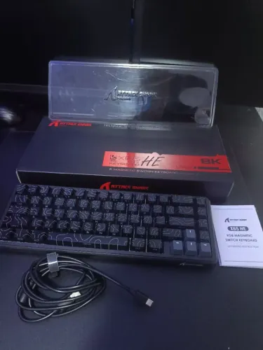 Teclado magnético Atack shack x65 he novo na caixa teclas topografica