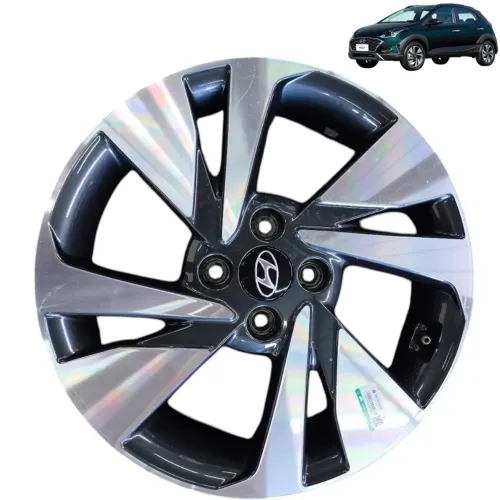 Roda avulsa aro 16 4x100 Hyundai hb20 2020 2021 2022 riscos