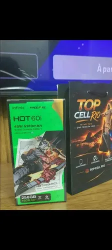 Infinix hot 60i - 256gb - 16gb memória