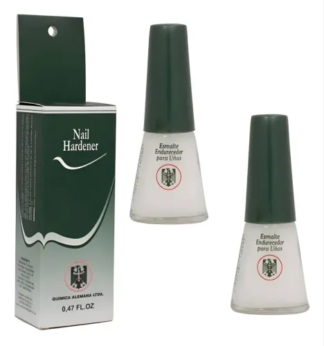 Nail Hardener Quimica Alemã Base Unhas Fracas Fortalece