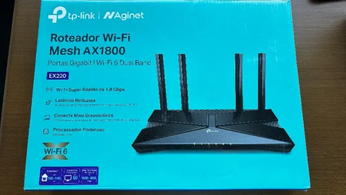Roteador TPLink Wireless Wi-fi Mesh AX 1800