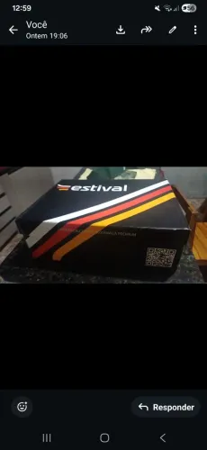 Tenho também outra bota de segurança N36