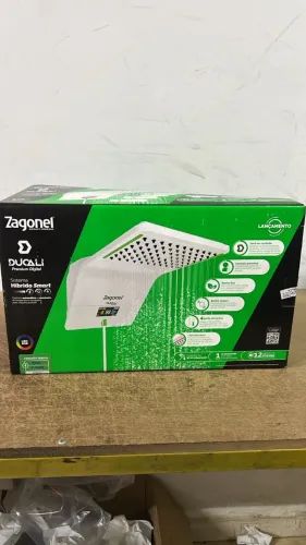 Ducha chuveiro eletrônico Zagonel Ducali Premium Branco 220V 7500W
