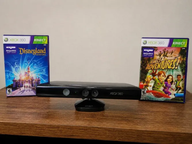 Kinect Xbox 360 original + dois jogos originais
