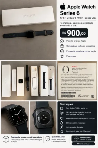 Apple Watch Series 6 40mm GPS + Cellular