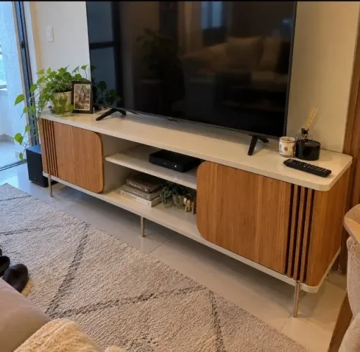 Rack Bancada Para TV Até 60 Polegadas (Entrega Rápida Produto Novo)