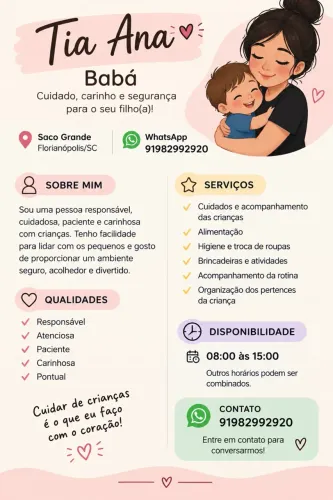 Babá Disponível