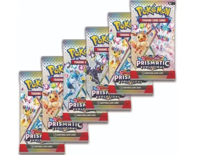 Pacote Pokémon Prismatic Evolution 10 Cartas Lacrado