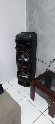 Caixa som AIWA 2300w RMS semi nova