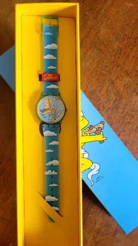 Relógio Swatch Angel Bart Simpsons