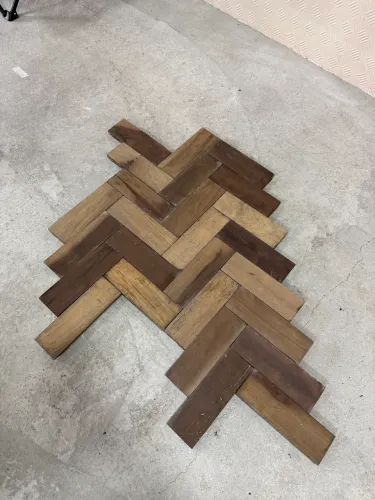 Piso de madeira imbuia - tacos - parquet