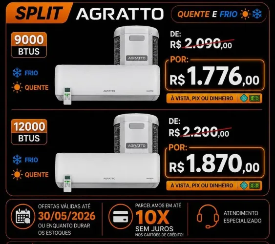 Ar Condicionado na Promoção