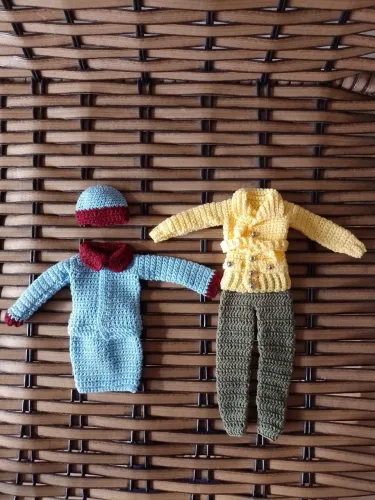 Roupas de inverno para boneca Barbie