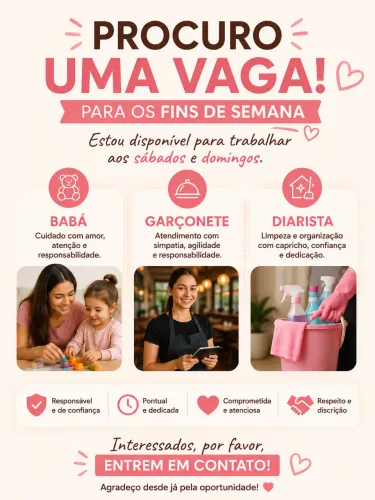 Babá/freelancer