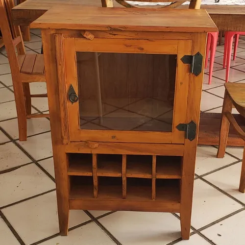 Mini Adega De Peroba Rosa