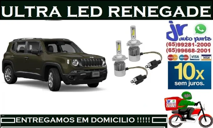 Lampada Ultra LED (Alta)Jeep Renagade 6000K 12V 24V