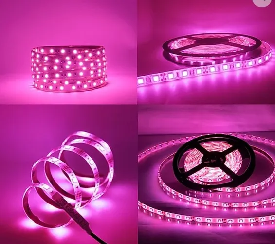 COD-CP423 1 Metro de Fita Led 5050 Ip66 - Rosa - Com Silicone Arduino Automação