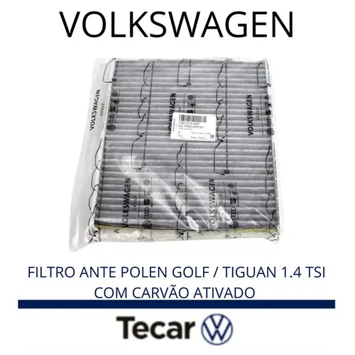 Filtro Ar Condicionado Golf , Jetta, Tiguan Original Vw - 5Q0819669.