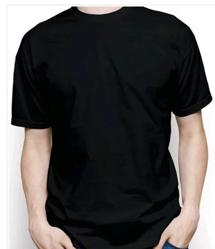 Camiseta Preta Tradicional Básica Malha Fria P ao GG