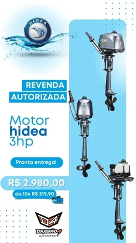 Motor de popa Hidea - A PRONTA ENTREGA