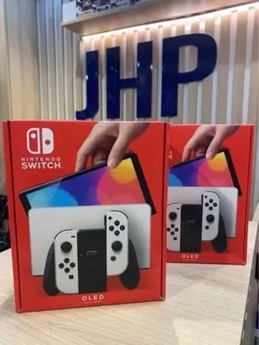 Console Nintendo Switch OLED 64GB Branco - Loja Fisica | Ate 12x SEM JUROS