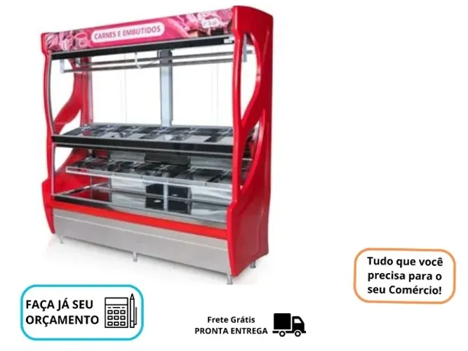 Balcao de Açougue Polar 2x2 M Novo220v
