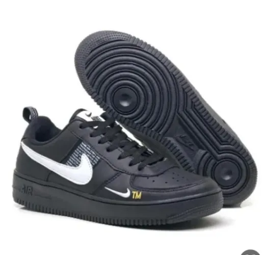 tenis air force preto tm + entrega imediata
