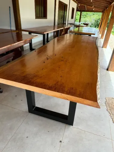 Mesas Rústicas com bancos ou cadeiras entrega imediata