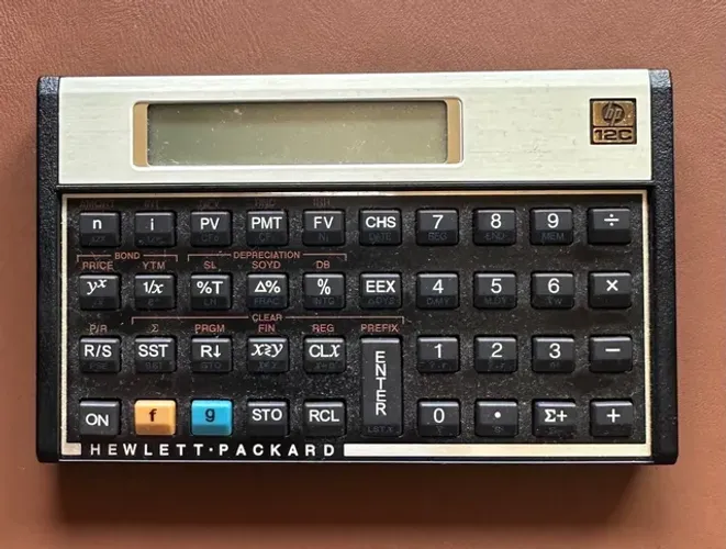 Calculadora financeira HP 12C