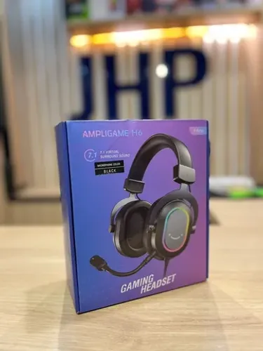 Headset Gamer AMPLIGAME H6 Fifine 7.1 USB - Loja Fisica