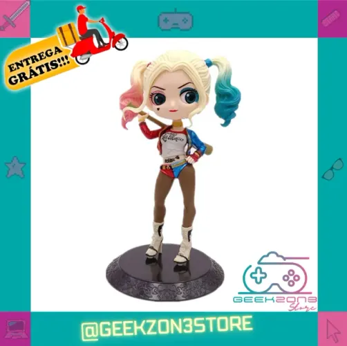 Action Figure Arlequina - PVC 15cm (Entrega Grátis*)