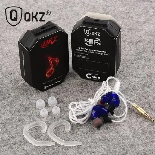 Fone de Ouvido QKZ AK6 Profissional com Retorno de Palco & Mic / P2