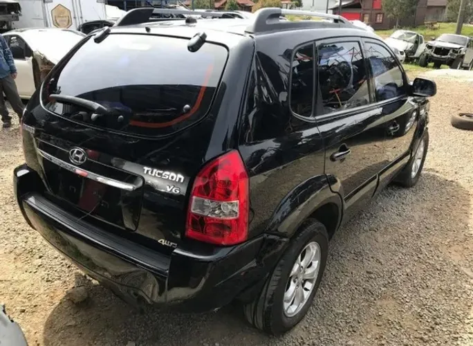 Tucson 2.7 2010 Porta Parachoque Lanterna Airbag Capo Motor Farol Retrovisor Sucata