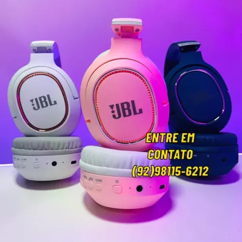 Fone de Ouvido Bluetooth Headphone Jbl 10 Horas de Musica-Entregas 9h as 22h