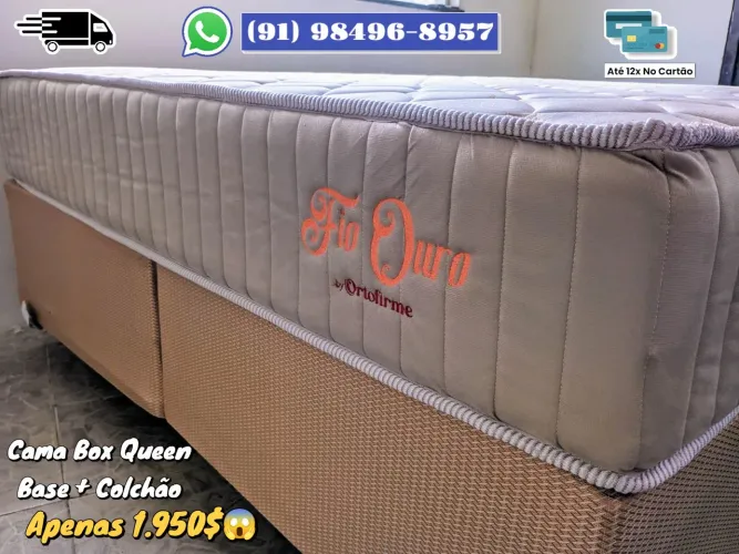 Cama Box Queen Molas Ensacadas - Apenas R$1.950!