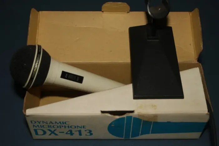 Microfone Japan Piezo Dynamic Dx-413 Microphone
